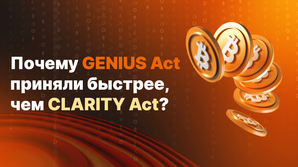 Почему GENIUS Act приняли быстрее, чем CLARITY Act?